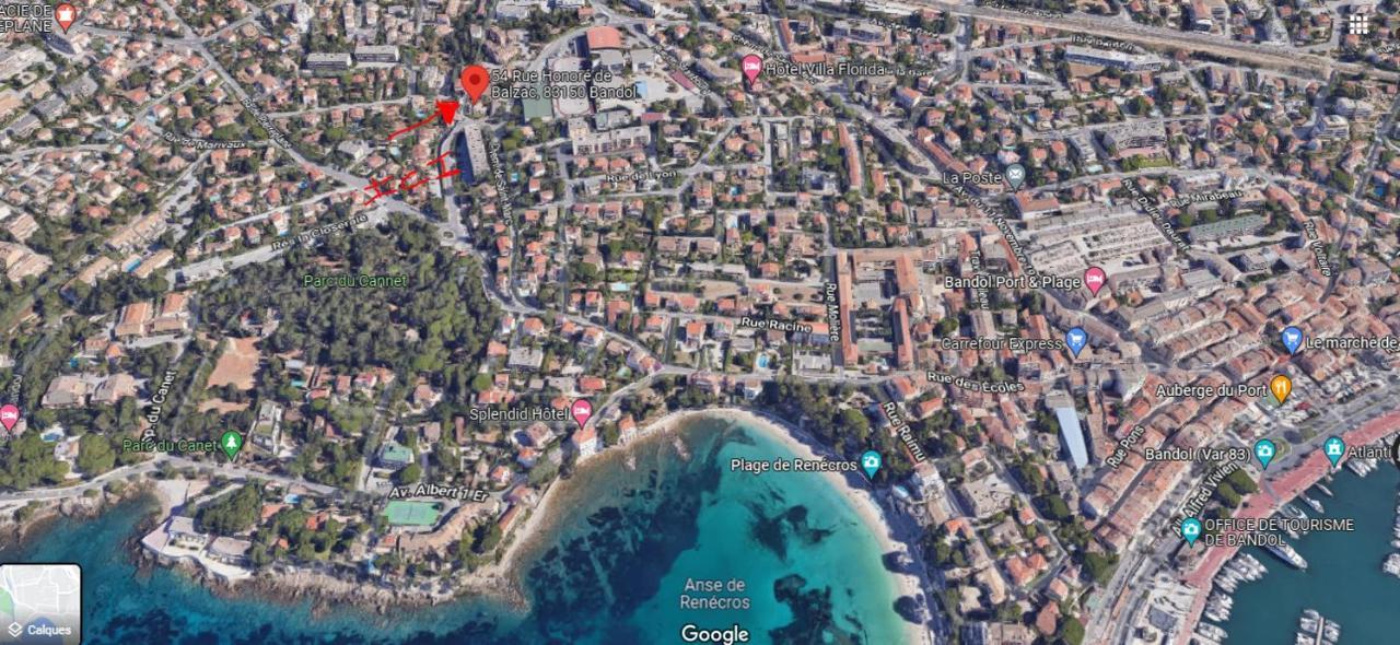 T2 30 M2 Avec Jardin Proche Des Plages Бандоль Экстерьер фото